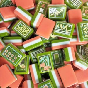 3 layer oil paiting design mahjong tiles